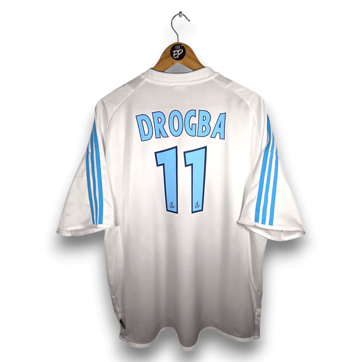 2003-04 Olympique Marseille Home Shirt Drogba 