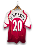 2004-05 Arsenal Home Shirt Senderos 