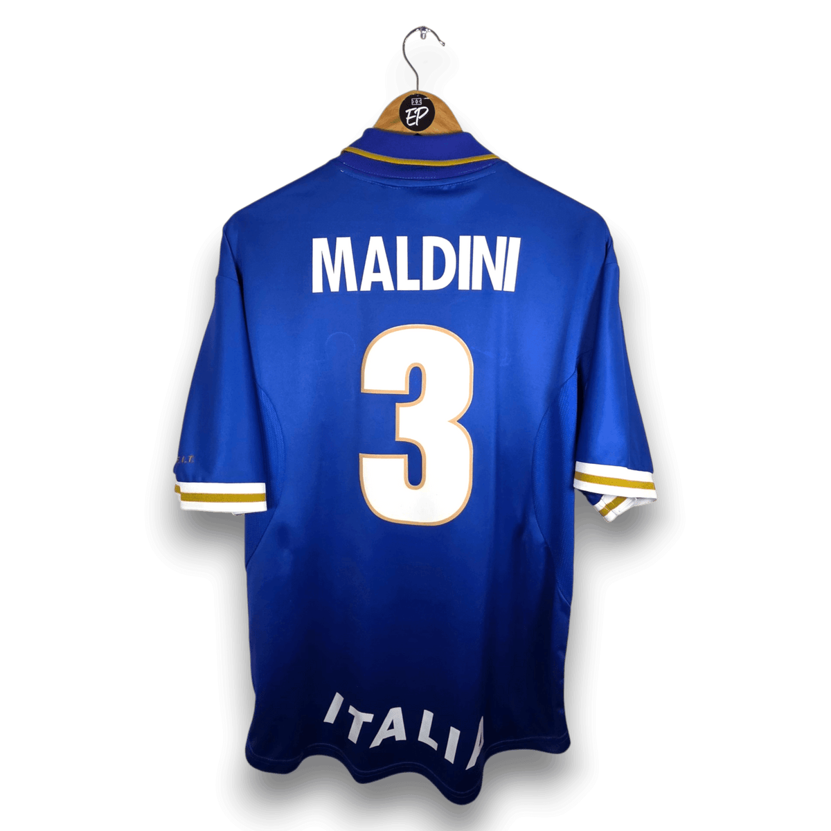 1996-97 Italy Home Shirt Maldini 