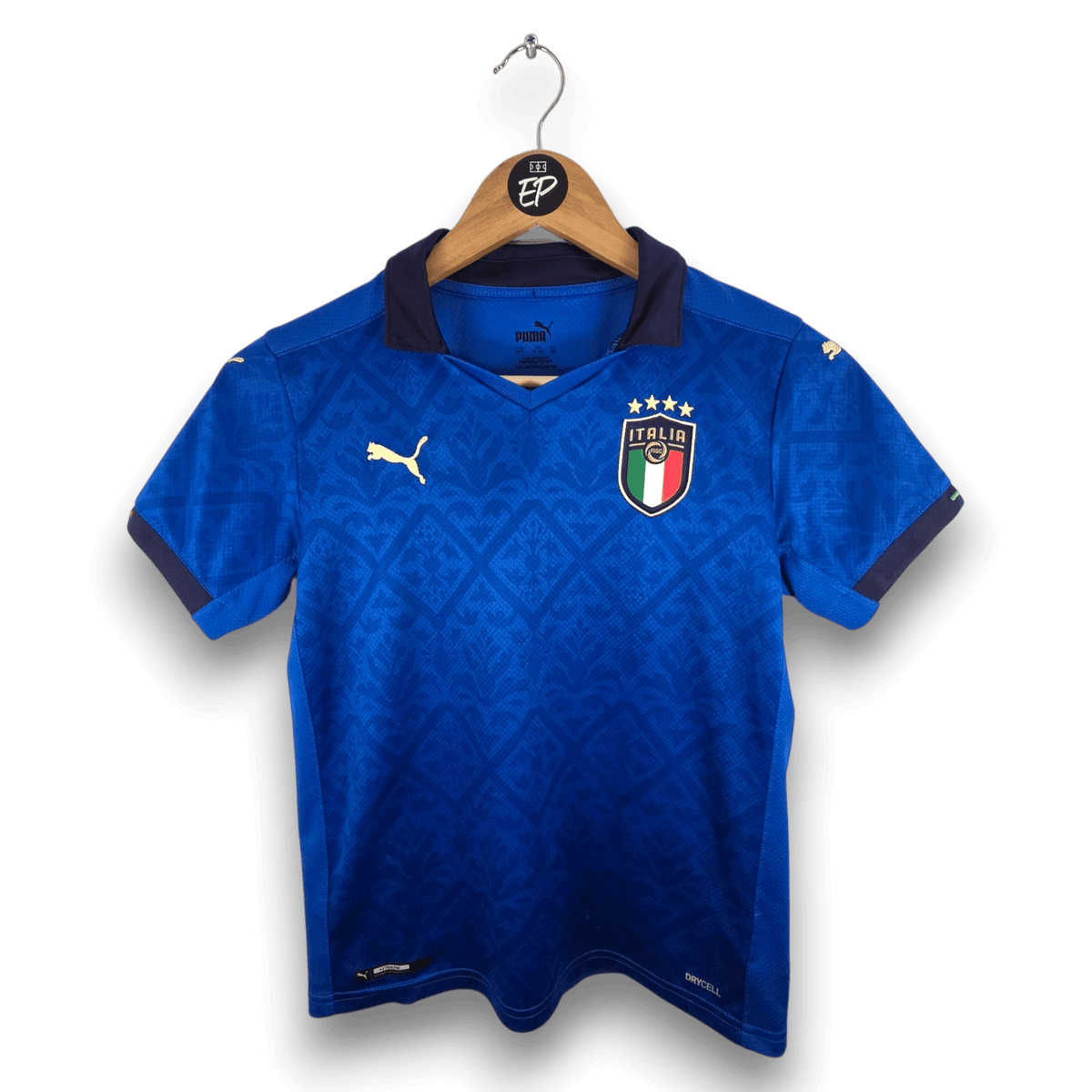 2020-21 Italy Home Shirt - 7/10 - (11-12 Years)