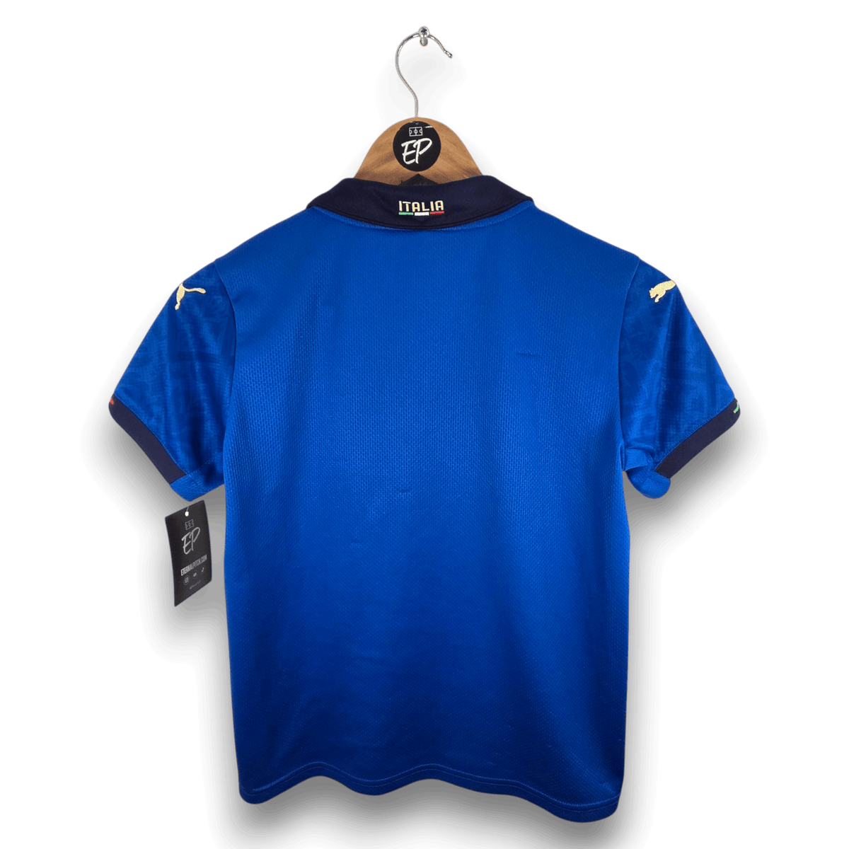 2020-21 Italy Home Shirt - 7/10 - (11-12 Years)
