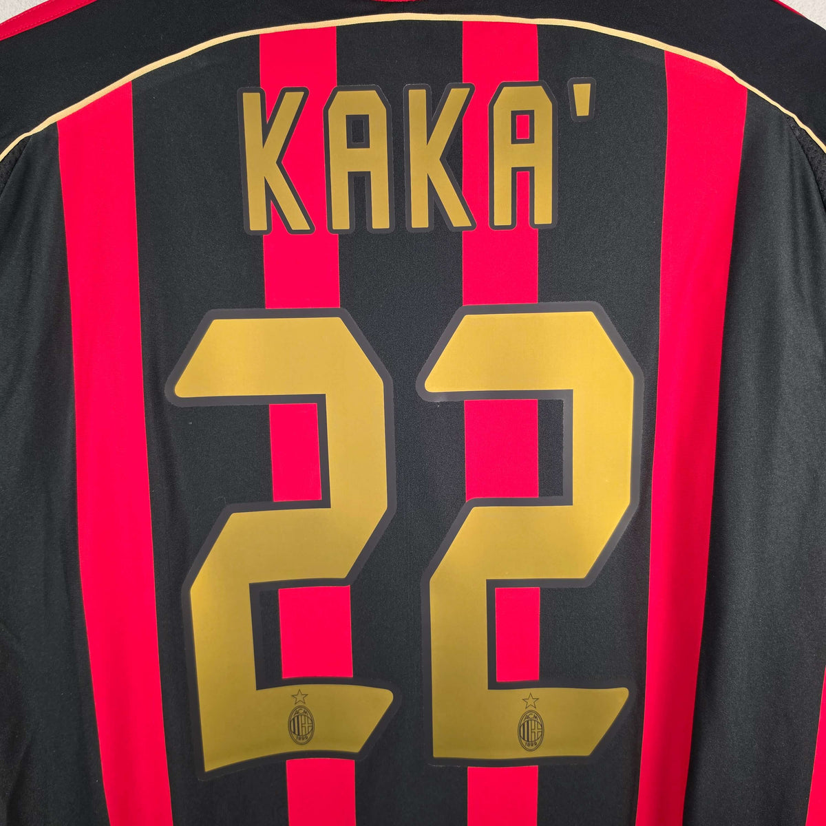 2006-07 AC Milan Home Shirt Kaka 