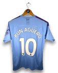 2019-20 Manchester City Home Shirt Aguero 