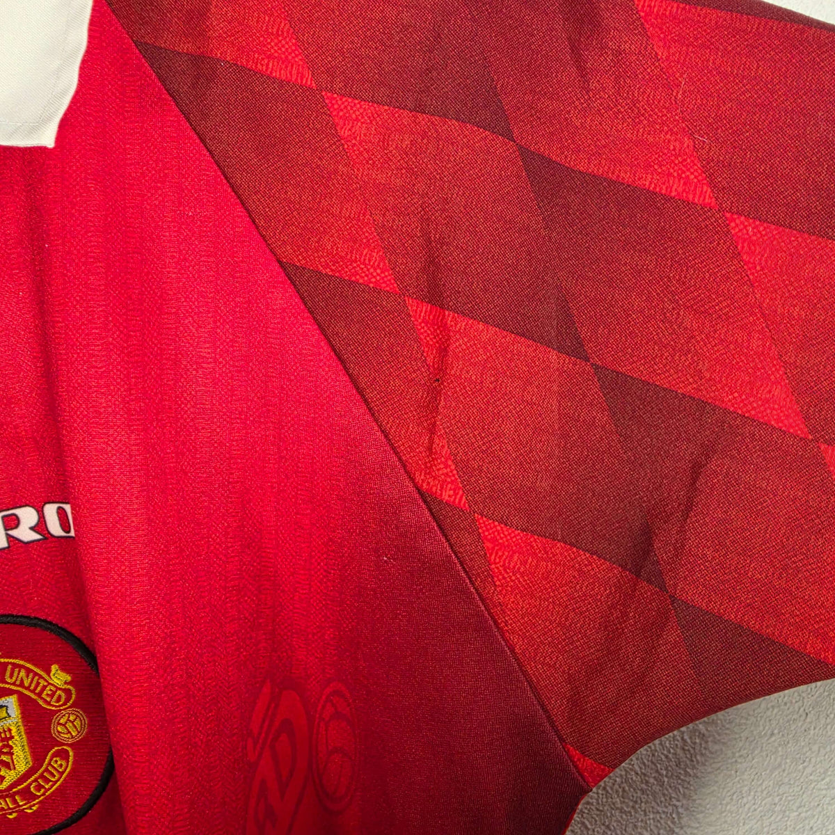 1996-98 Manchester United Home Shirt - 8/10 - (12 Years)