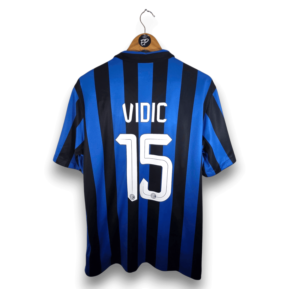 2015-16 Inter Milan Home Shirt Vidic 
