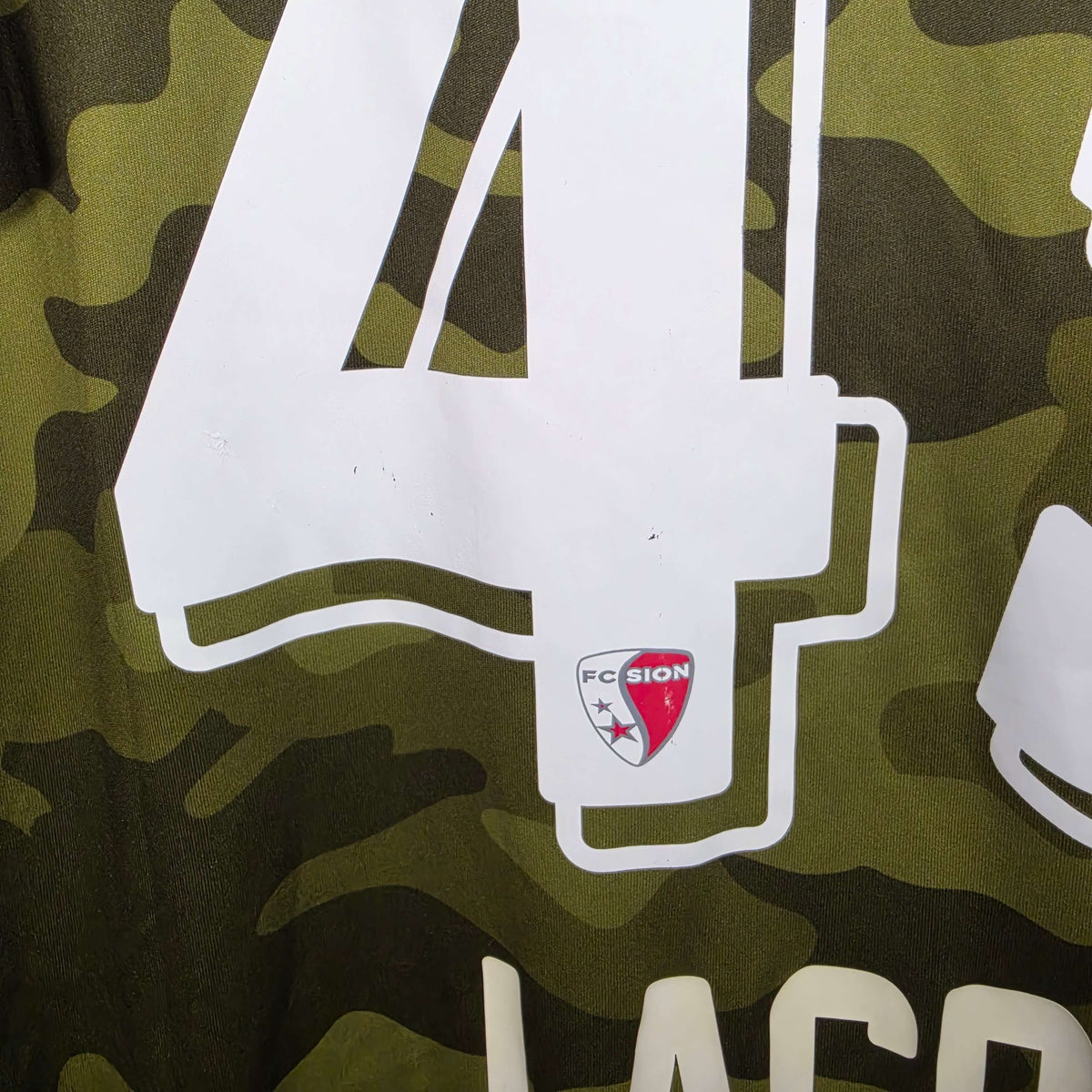 2020-21 FC Sion Away Shirt Match Issue Lacroix 