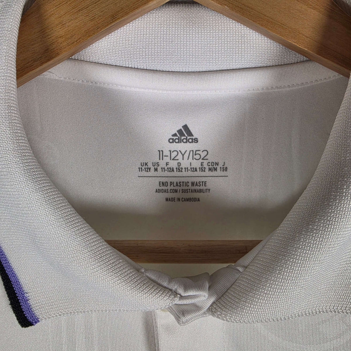 2022-23 Real Madrid Home Shirt - 6.5/10 - (11-12 Years)