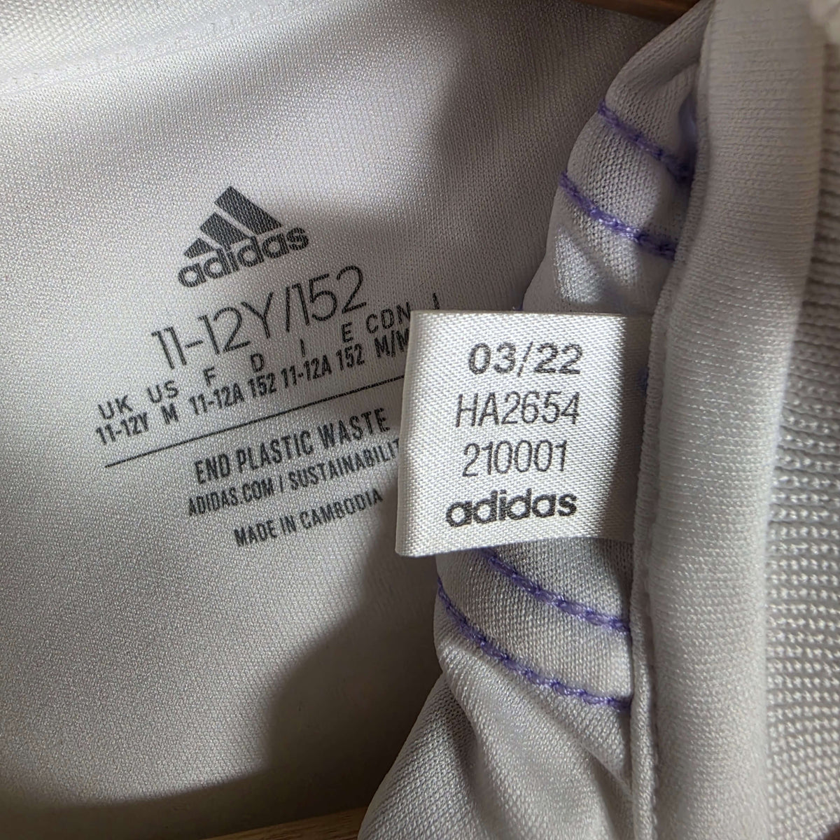 2022-23 Real Madrid Home Shirt - 6.5/10 - (11-12 Years)