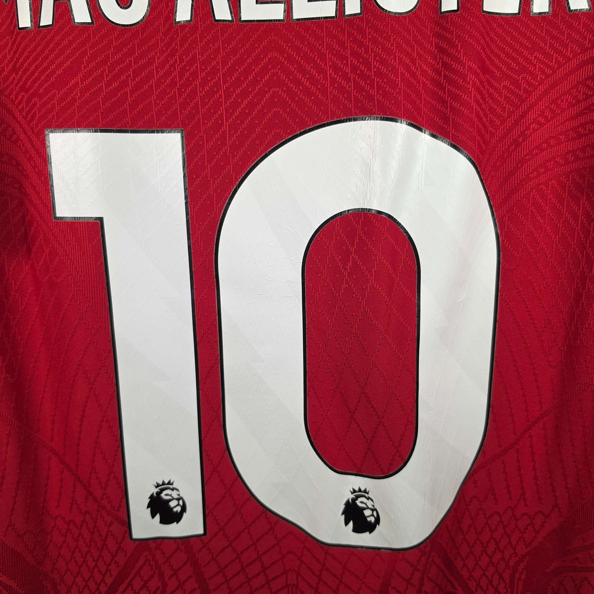 2023-24 Liverpool Home Shirt Player Version Mac Allister 
