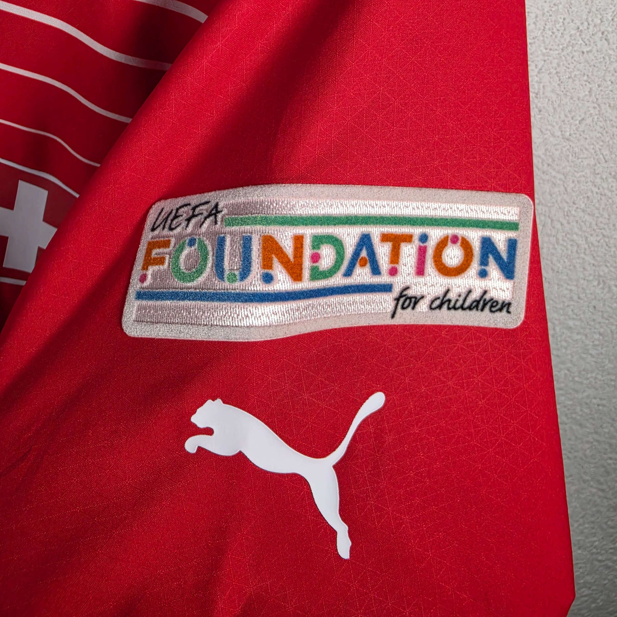 2022-23 Switzerland Home Shirt Match Issue Males 