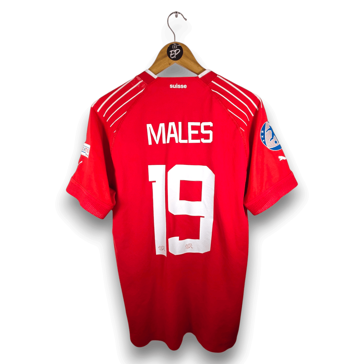 2022-23 Switzerland Home Shirt Match Issue Males 