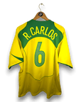 2004-06 Brazil Home Shirt Roberto Carlos 
