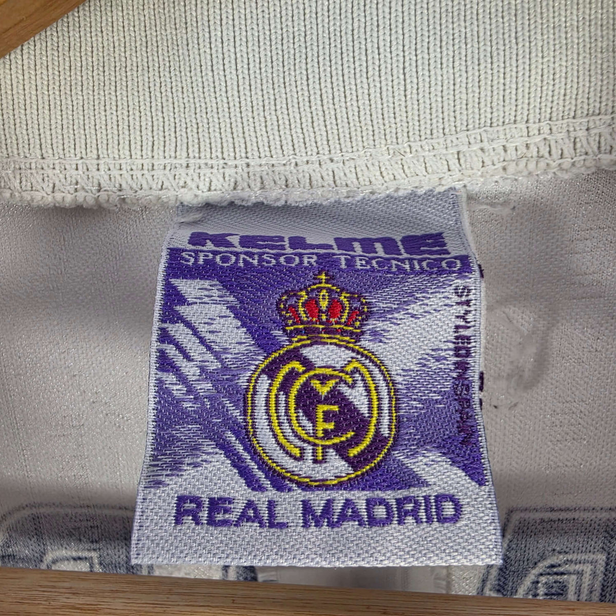 1996-97 Real Madrid Home Shirt Hierro 