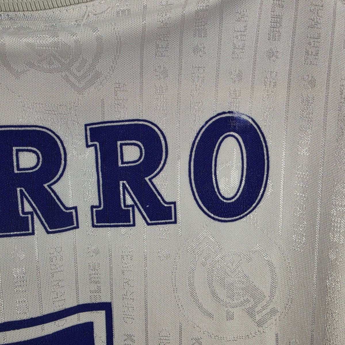 1996-97 Real Madrid Home Shirt Hierro 
