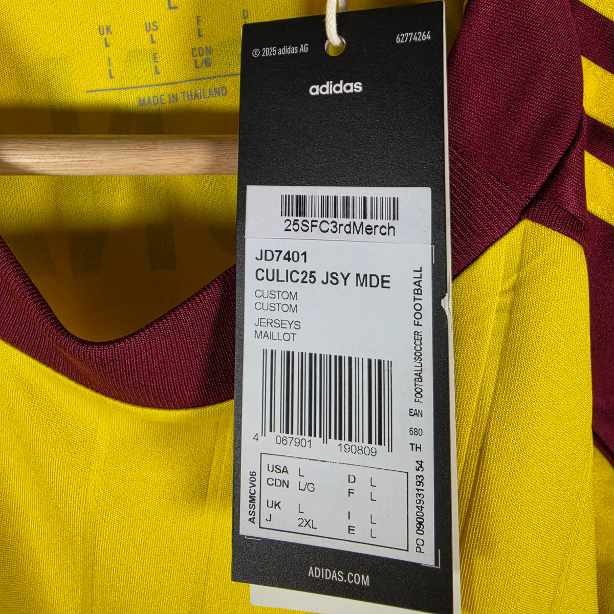 2025-26 Servette Third Shirt SIGNED Cognat 