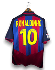 2003-04 FC Barcelona Home Shirt Ronaldinho 