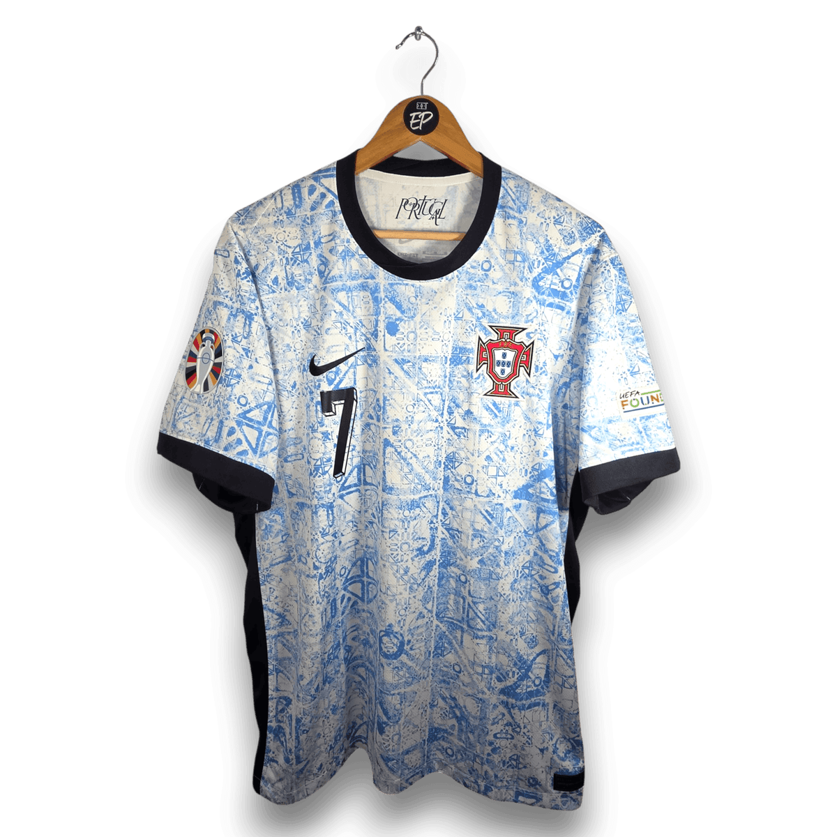 2024-25 Portugal Away Shirt Ronaldo 