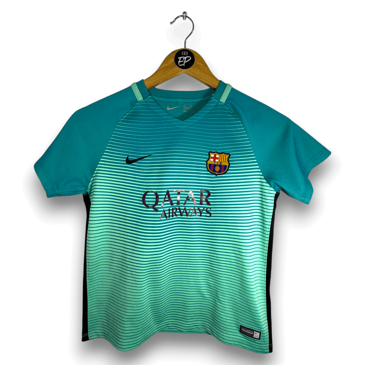 2016-17 FC Barcelona Third Shirt - 8.5/10 - (7-8 Years)