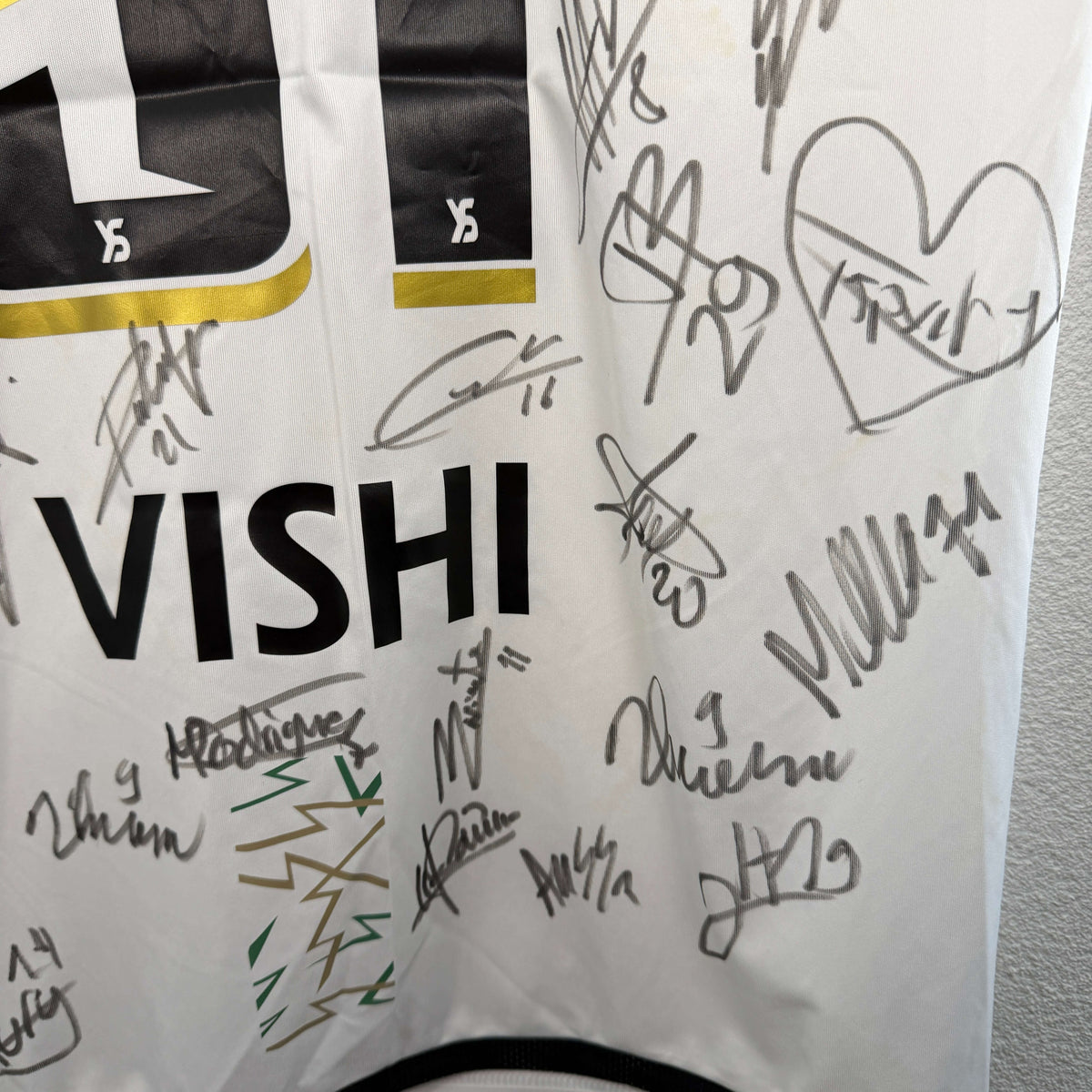 2022-23 Yverdon Sport Away Shirt Match Issue SIGNED Vishi 