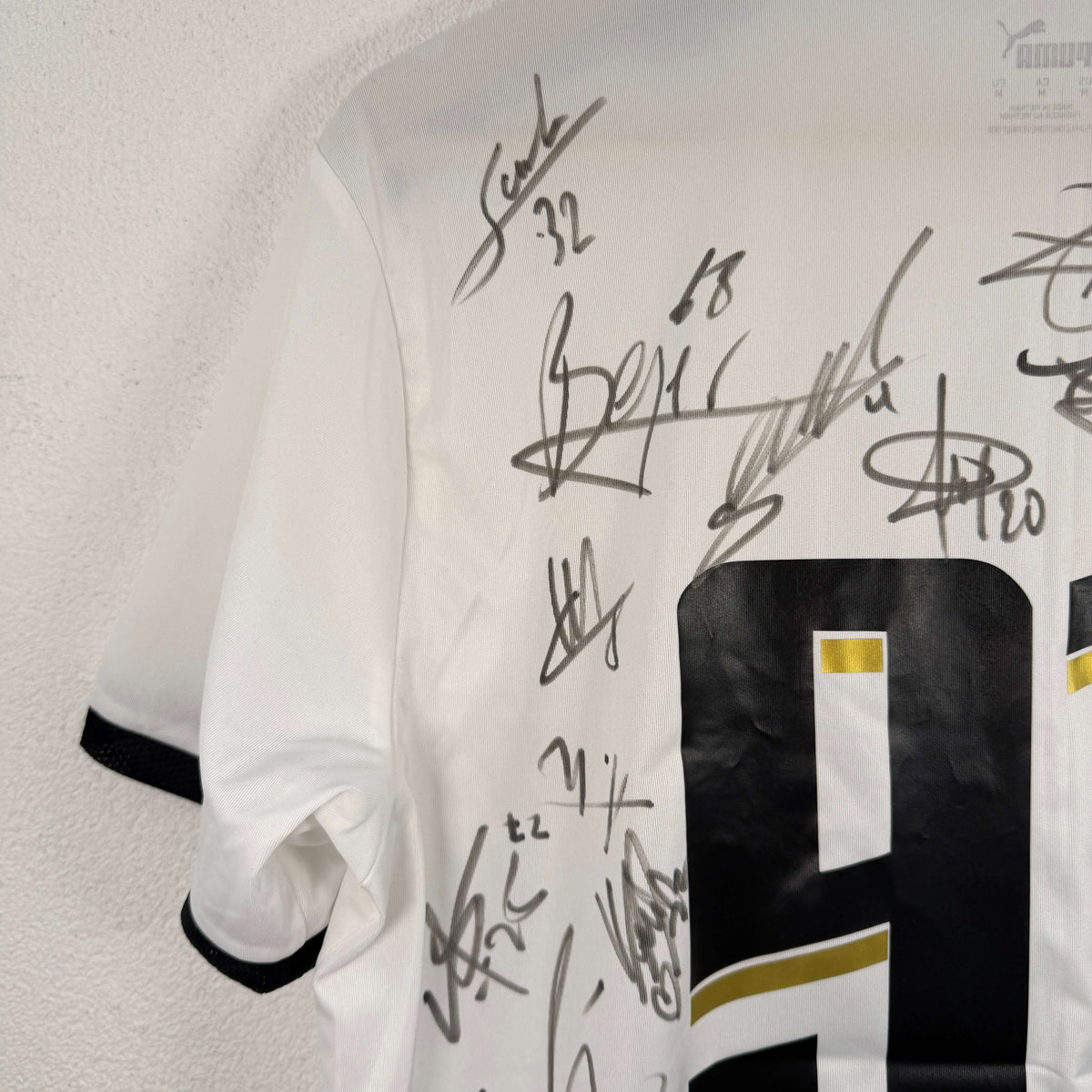 2022-23 Yverdon Sport Away Shirt Match Issue SIGNED Vishi 
