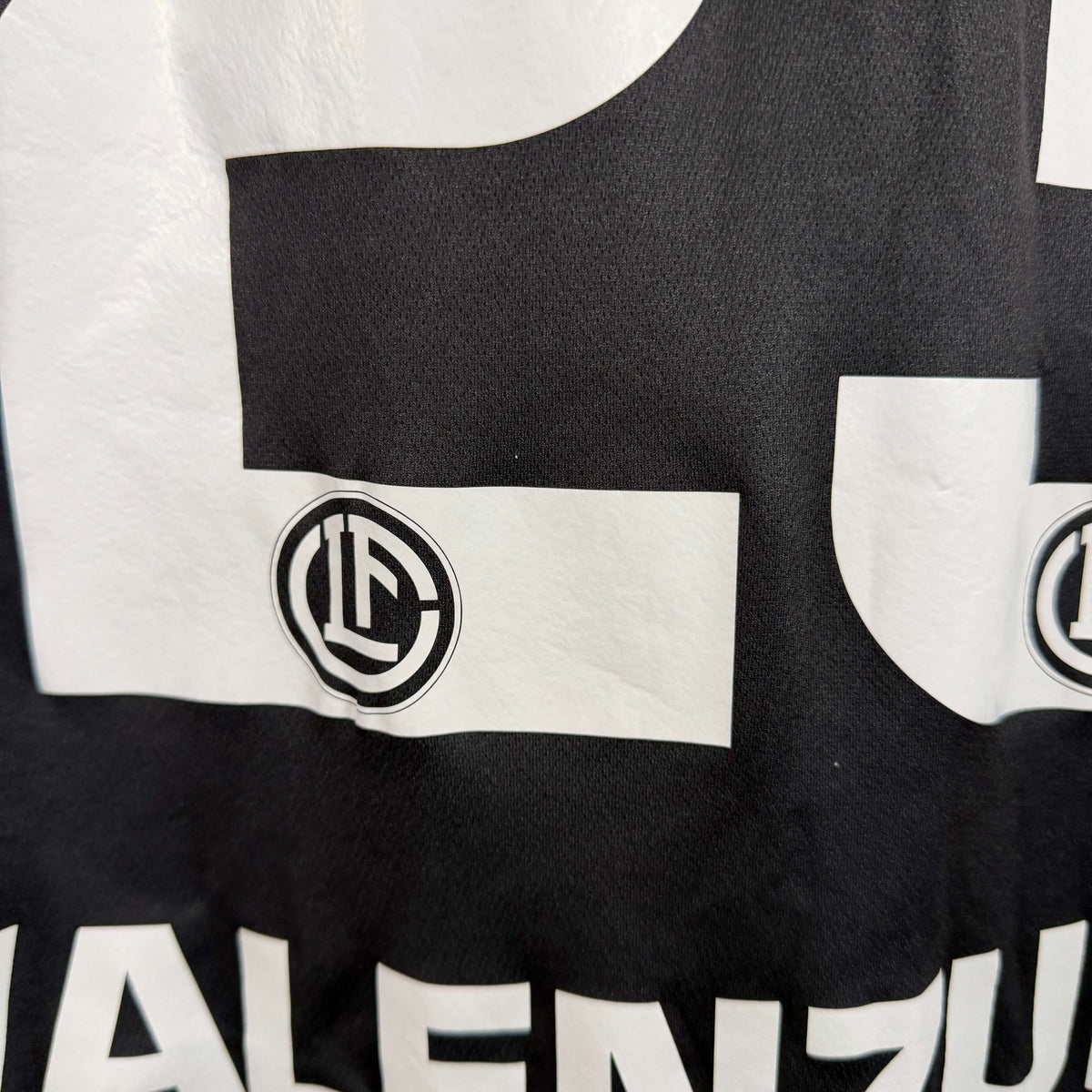 2023-24 FC Lugano Home Shirt Match Issue Valenzuela 