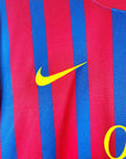 2011-12 FC Barcelona Home Shirt Villa 