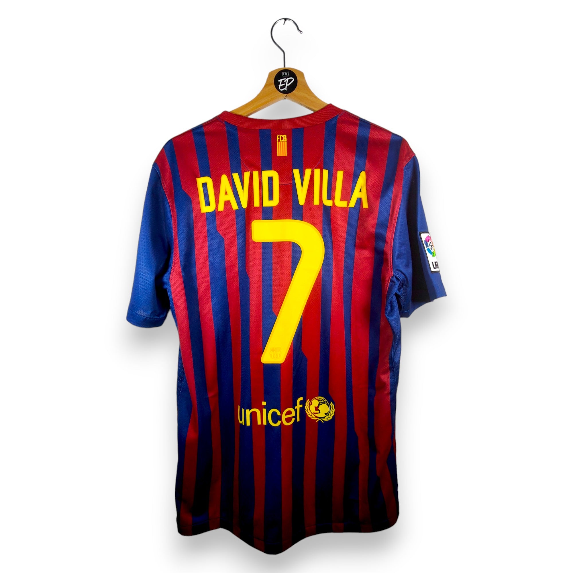 FC Barcelona Home Shirt Villa #7 (M)