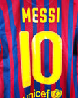 2011-12 FC Barcelona Home Shirt Messi 