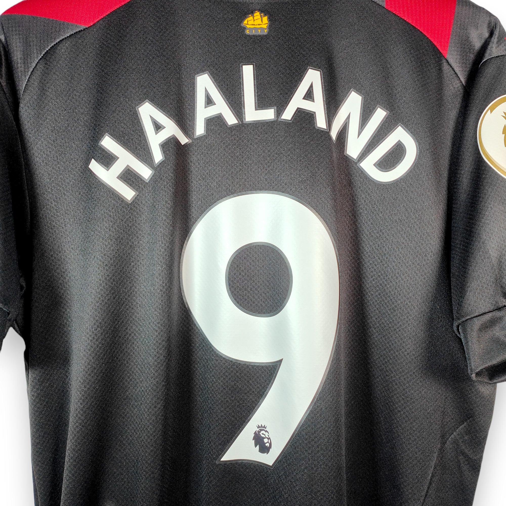 2022-23 Manchester City Away Shirt Haaland 