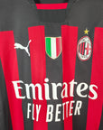 2022-23 AC Milan Player Version Home Shirt Leao 