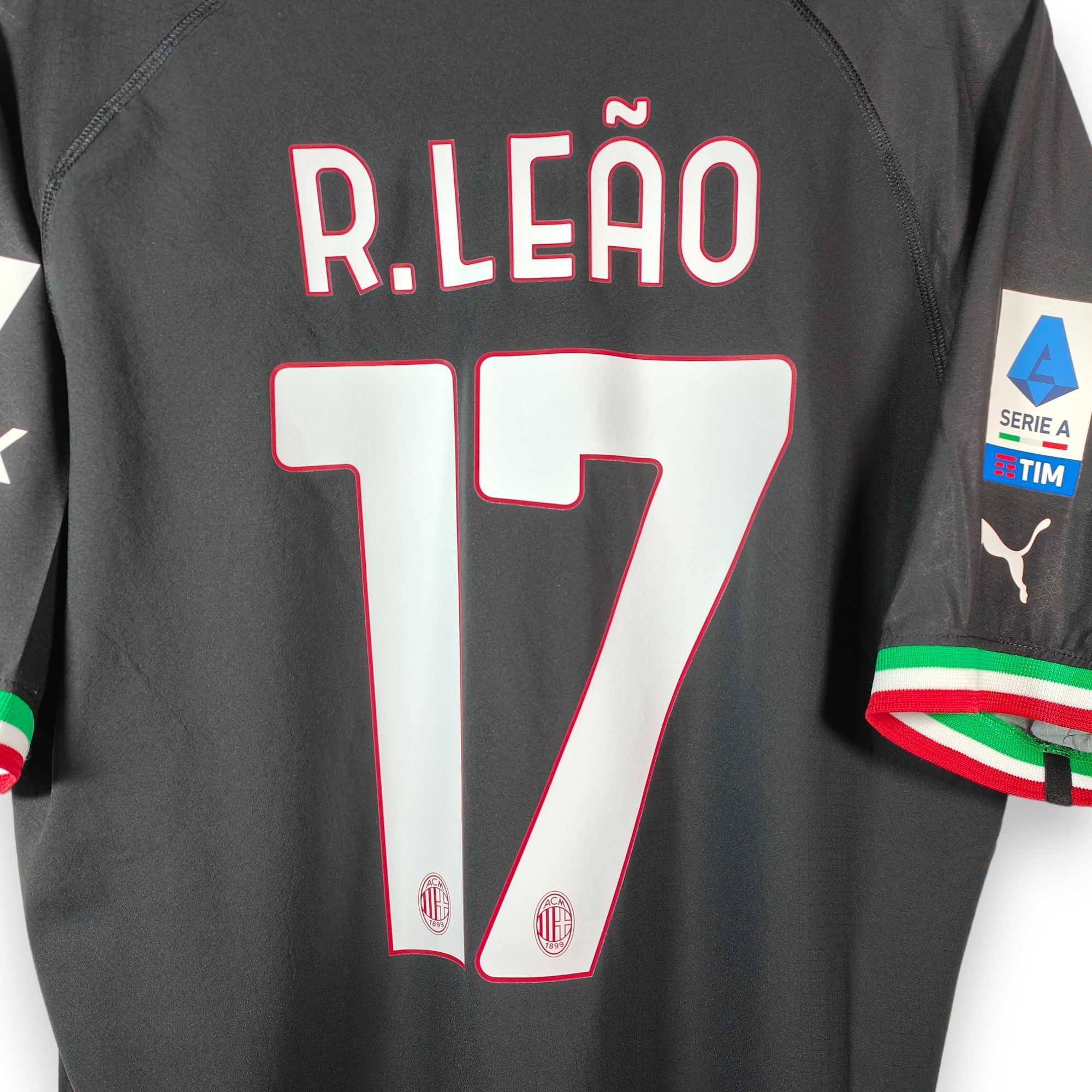 2022-23 AC Milan Player Version Home Shirt Leao 