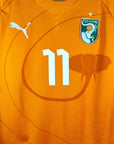 2011-13 Ivory Coast Home Shirt Drogba 