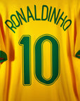 2006-08 Brazil Home Shirt Ronaldinho 