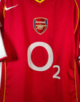 2004-05 Arsenal Home Shirt Henry 