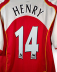 2004-05 Arsenal Home Shirt Henry 