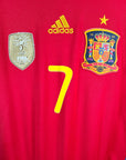 2009-10 Spain Home Shirt Villa 