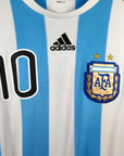 2010-11 Argentina Home Shirt Messi 