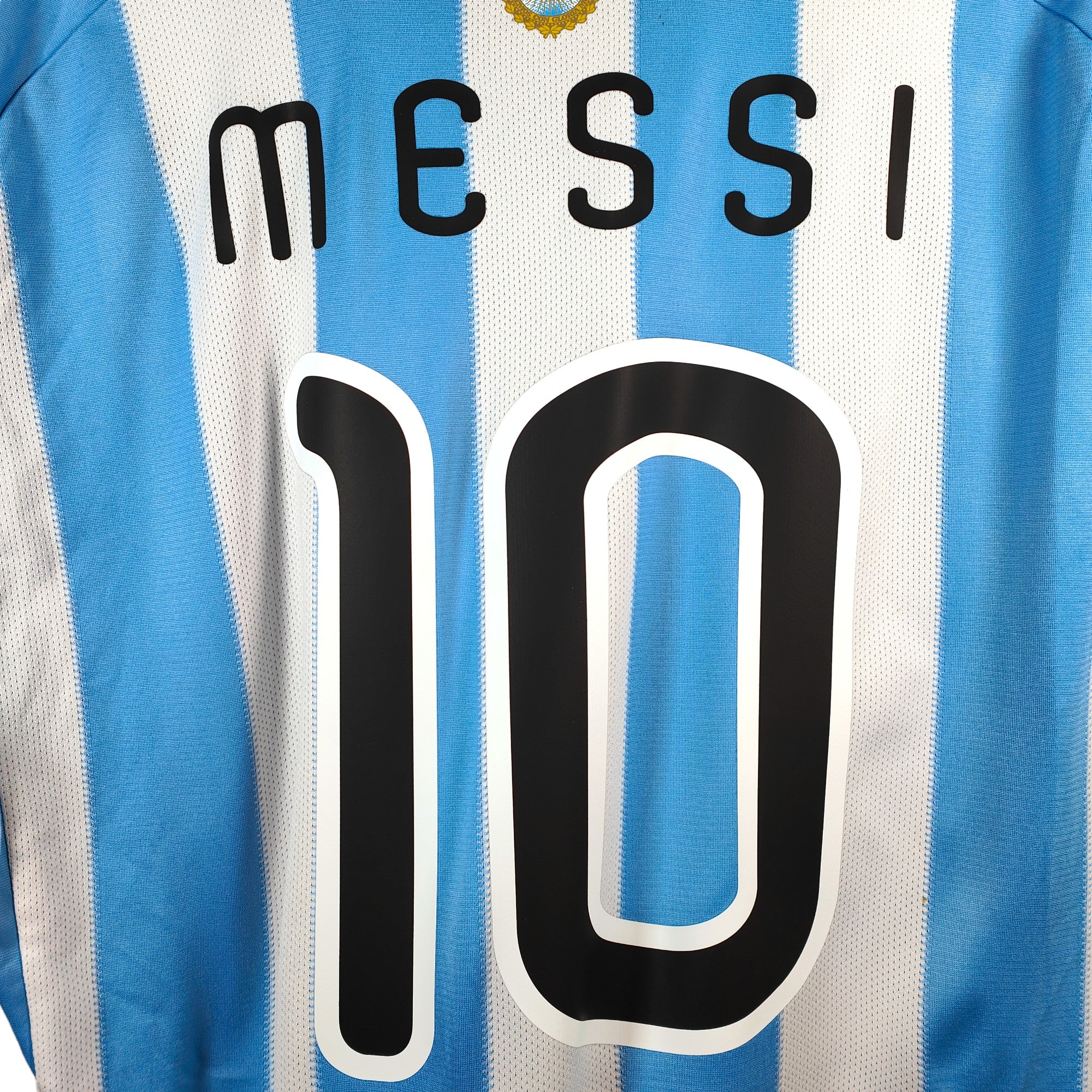 2010-11 Argentina Home Shirt Messi 