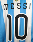 2010-11 Argentina Home Shirt Messi 