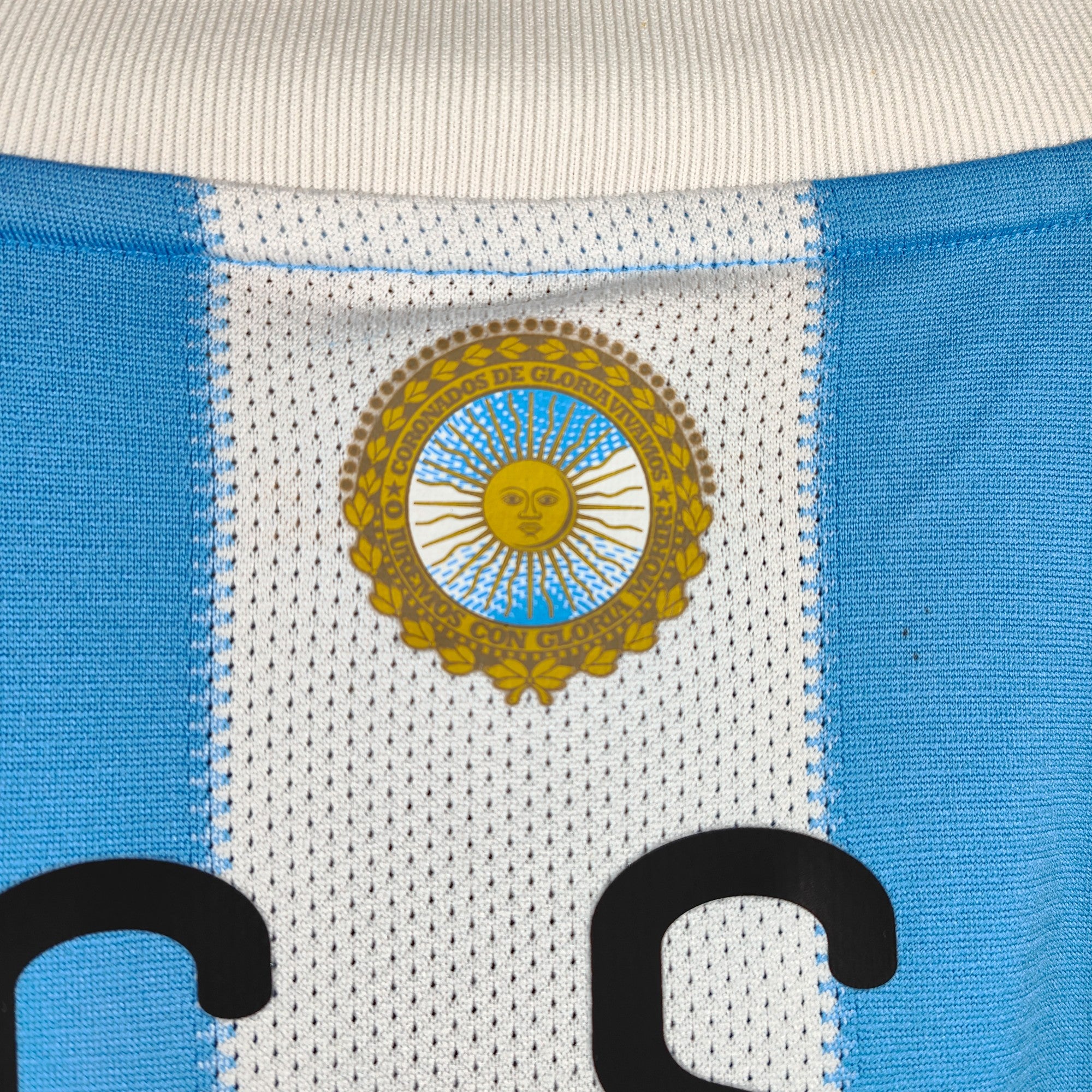 2010-11 Argentina Home Shirt Messi 