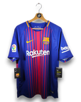 2017-18 FC Barcelona Home Shirt Messi 