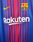 2017-18 FC Barcelona Home Shirt Messi 