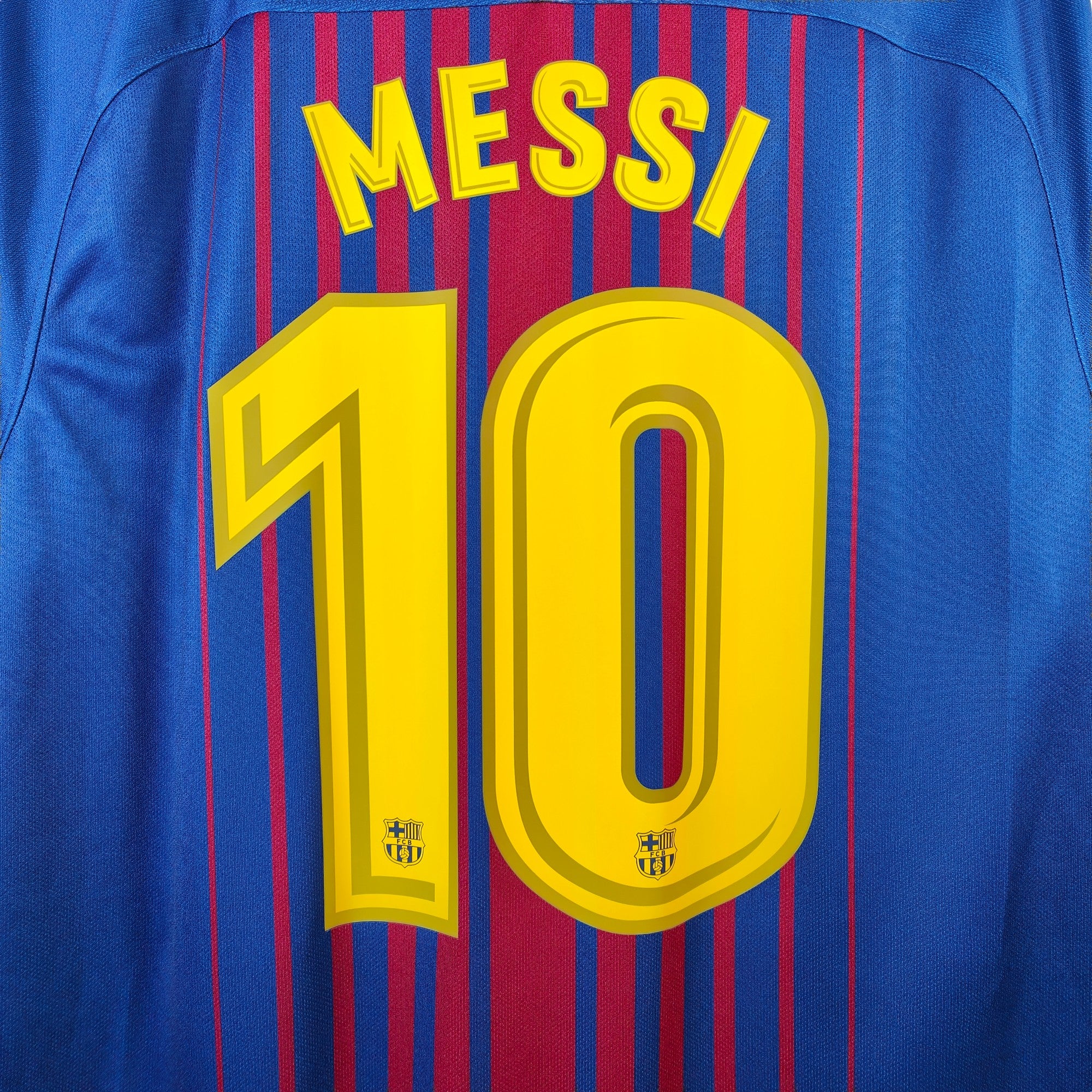 2017-18 FC Barcelona Home Shirt Messi 