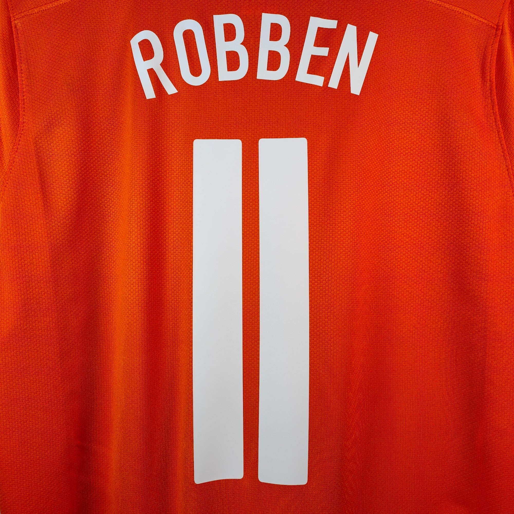 2008-10 Netherlands Home Shirt Robben #11 (M) 265674-815