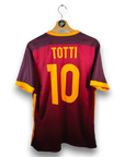 2015-16 AS Roma Player Version Home Shirt Totti 