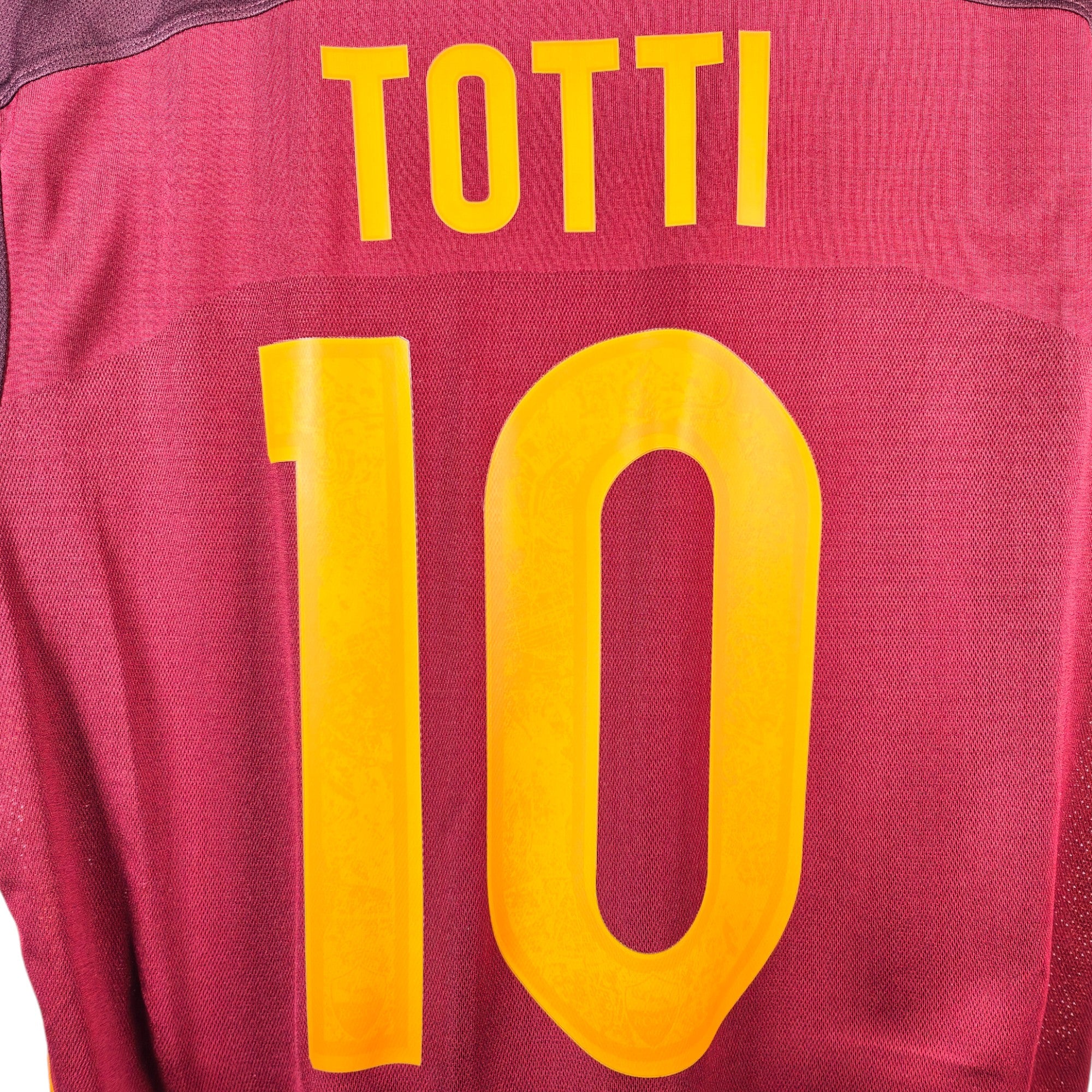 2015-16 AS Roma Player Version Home Shirt Totti 