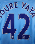 2015-16 Manchester City Home Shirt Toure Yaya 