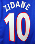 2000-02 France Home Shirt Zidane 