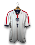 2003-05 England Home Shirt Beckham 