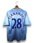 2007-08 Manchester City Home Shirt Fernandes 